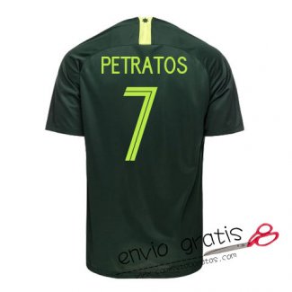 Camiseta Australia Segunda Equipacion 7#PETRATOS 2018