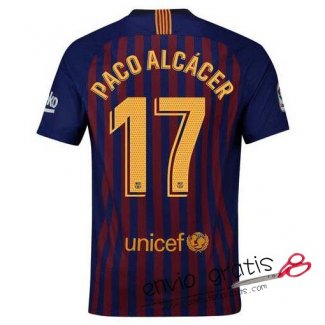 Camiseta Barcelona Primera Equipacion 17#PACO ALCACER 2018-2019