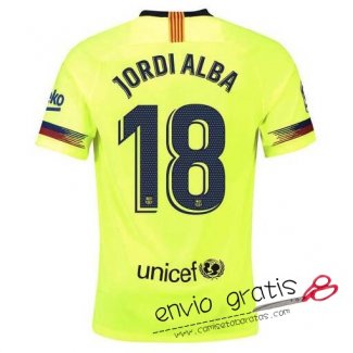 Camiseta Barcelona Segunda Equipacion 18#JORDI ALBA 2018-2019