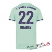 Camiseta Bayern Munich Segunda Equipacion 22#GNABRY 2018-2019