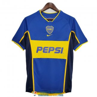 Camiseta Boca Juniors Retro Primera Equipacion 2002 2003