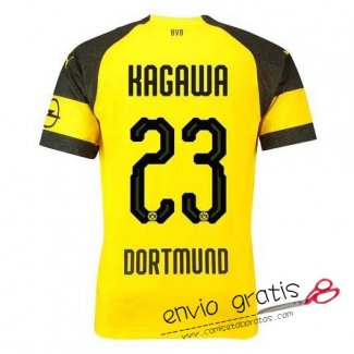 Camiseta Borussia Dortmund Primera Equipacion 23#KAGAWA 2018-2019