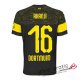 Camiseta Borussia Dortmund Segunda Equipacion 16#AKANJI 2018-2019