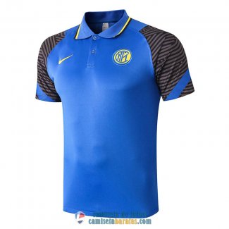 Camiseta Inter Milan Polo Blue 2020/2021