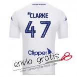 Camiseta Leeds United Primera Equipacion 47#CLARKE 2018-2019 Camiseta Leeds United Primera Equipacion 47#CLARKE 2018-2019