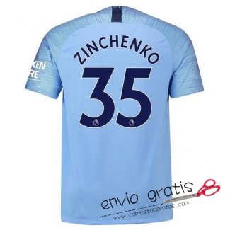 Camiseta Manchester City Primera Equipacion 35#ZINCHENKO 2018-2019