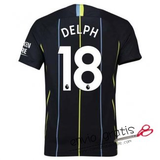 Camiseta Manchester City Segunda Equipacion 18#DELPH 2018-2019