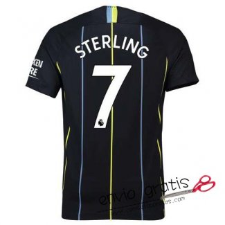 Camiseta Manchester City Segunda Equipacion 7#STERLING 2018-2019