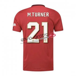 Camiseta Manchester United Primera Equipacion 21 M.TURNER 2019-2020 Cup