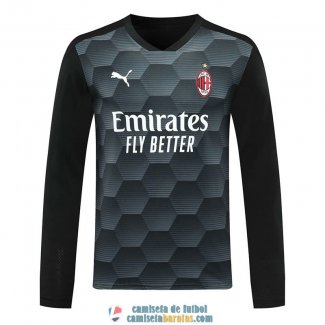 Camiseta Manga Larga AC Milan Portero Black 2020/2021