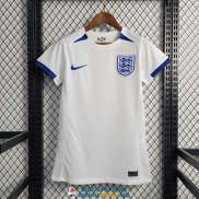 Camiseta Mujer Inglaterra Primera Equipacion 2023/2024