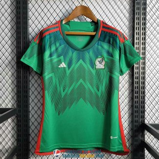 Camiseta Mujer Mexico Primera Equipacion 2022/2023