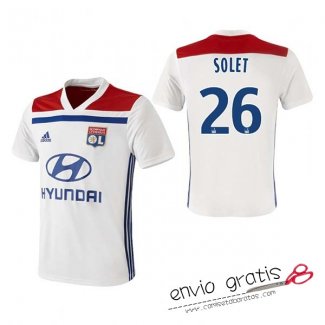 Camiseta Olympique Lyonnais Primera Equipacion 26#SOLET 2018-2019