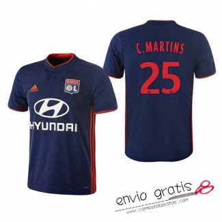 Camiseta Olympique Lyonnais Segunda Equipacion 25#C.MARTINS 2018-2019