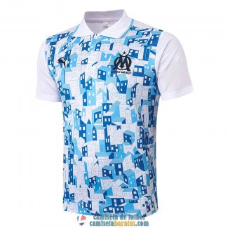 Camiseta Olympique Marseille Polo White 2020/2021