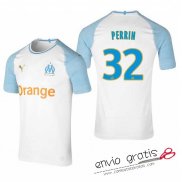 Camiseta Olympique Marseille Primera Equipacion 32#PERRIN 2018-2019