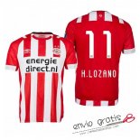 Camiseta PSV Eindhoven Primera Equipacion 11#H.LOZANO 2018-2019