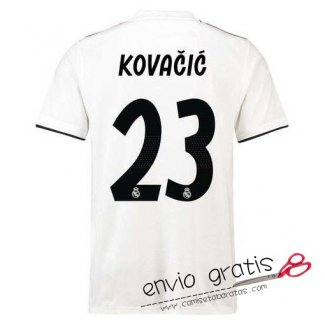 Camiseta Real Madrid Primera Equipacion 23#KOVACIC 2018-2019