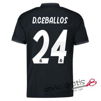 Camiseta Real Madrid Segunda Equipacion 24#D.CEBALLOS 2018-2019