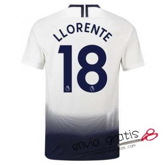 Camiseta Tottenham Hotspur Primera Equipacion 18#LLORENTE 2018-2019