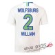 Camiseta VfL Wolfsburg Segunda Equipacion 2#WILLIAM 2018-2019