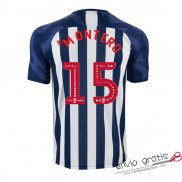 Camiseta West Bromwich Primera Equipacion 15#MONTERO 2019-2020