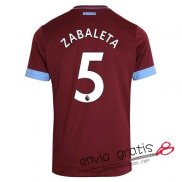 Camiseta West Ham United Primera Equipacion 5#ZABALETA 2018-2019