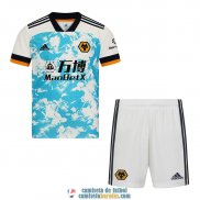 Camiseta Wolves Ninos Segunda Equipacion 2020/2021