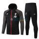 Liverpool Chaqueta Capucha Black Grey + Pantalon 2019-2020