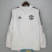 Manchester United Chaqueta Rompevientos White III 2021/2022