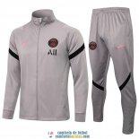 PSG Chaqueta Grey+ Pantalon Grey 2021/2022 PSG Chaqueta Grey+ Pantalon Grey 2021/2022