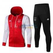 Ajax Chaqueta Capucha Red + Pantalon 2019-2020