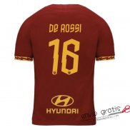 Camiseta AS Roma Primera Equipacion 16#DE ROSSI 2019-2020