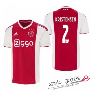 Camiseta Ajax Primera Equipacion 2#KRISTENSEN 2018-2019