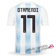 Camiseta Argentina Primera Equipacion 17#OTAMENDI 2018