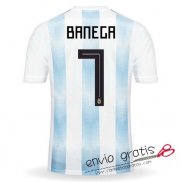 Camiseta Argentina Primera Equipacion 7#BANEGA 2018