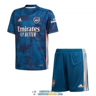 Camiseta Arsenal Ninos Tercera Equipacion 2020/2021