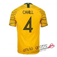 Camiseta Australia Primera Equipacion 4#CAHILL 2018