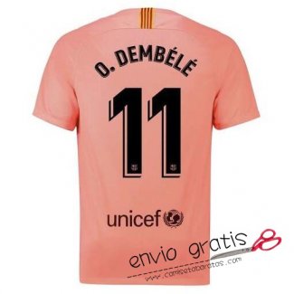 Camiseta Barcelona Tercera Equipacion 11#O.DEMBELE 2018-2019