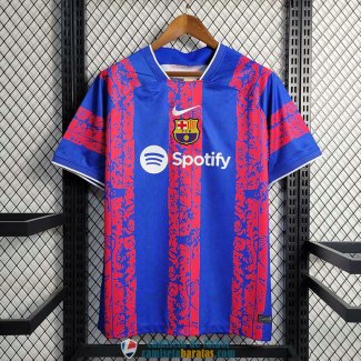 Camiseta Barcelona Training Suit Blue I 2023/2024