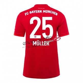Camiseta Bayern Munich Primera Equipacion 25 MULLER 2019-2020