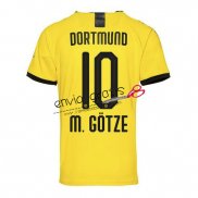 Camiseta Borussia Dortmund Primera Equipacion 10 M.GOTZE 2019-2020