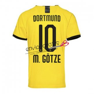 Camiseta Borussia Dortmund Primera Equipacion 10 M.GOTZE 2019-2020