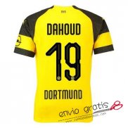 Camiseta Borussia Dortmund Primera Equipacion 19#DAHOUD 2018-2019