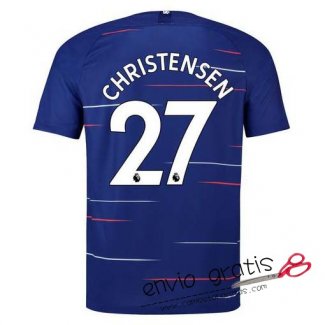 Camiseta Chelsea Primera Equipacion 27#CHRISTENSEN 2018-2019