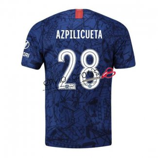 Camiseta Chelsea Primera Equipacion 28 AZPILICUETA 2019-2020 Cup