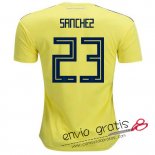 Camiseta Colombia Primera Equipacion 23#SANCHEZ 2018