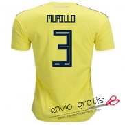 Camiseta Colombia Primera Equipacion 3#MURILLO 2018