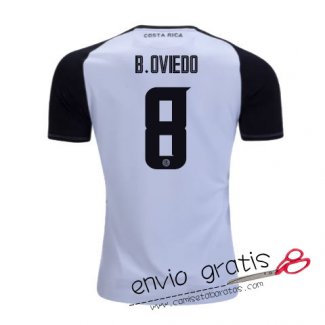 Camiseta Costa Rica Segunda Equipacion 8#B.OVIEDO 2018