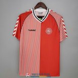 Camiseta Dinamarca Retro Primera Equipacion 1986/1987